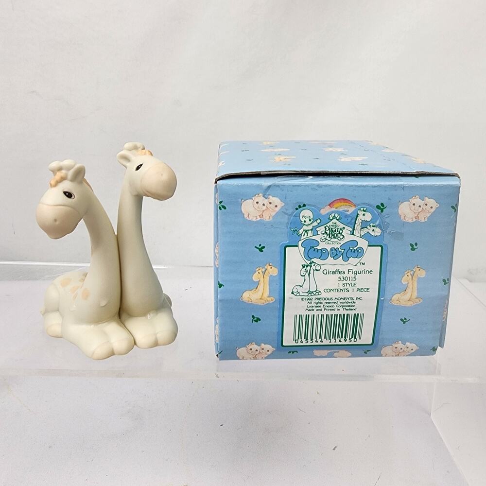 Precious Moments 1992 Noahs Ark Two By Two Replacement Giraffes in Orig Box 2"